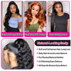 Body Wave Lace Front Human Hair Wigs 250 Density Brazilian Hair 13x5 Lace Frontal Wig For Black Women Pre Plucked With Baby Hair