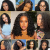 Short Curly Bob Deep Wave Brazilian Human Hair Lace Front Wigs 13X4 Lace Frontal Wig150% Density For Black Women
